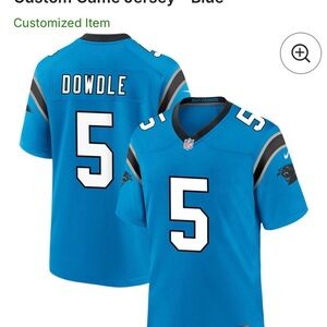 NEW Nike Carolina Panthers Rico Dowdle Jersey XXL